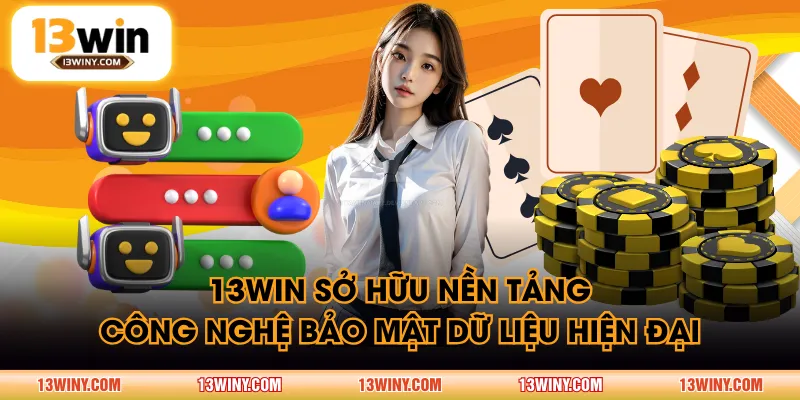 13WIN sở hữu nền tảng công nghệ bảo mật dữ liệu hiện đại