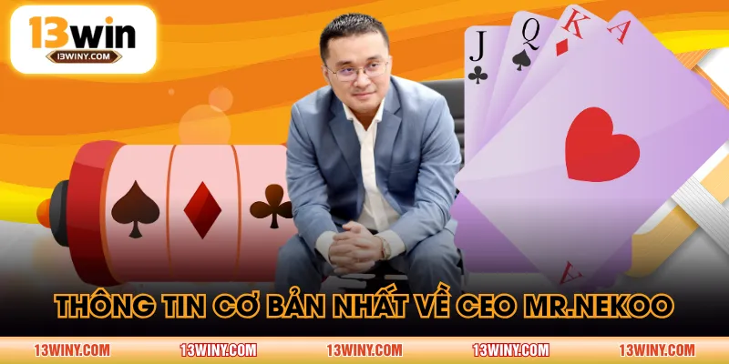 Thông tin cơ bản nhất về CEO Mr.Nekoo